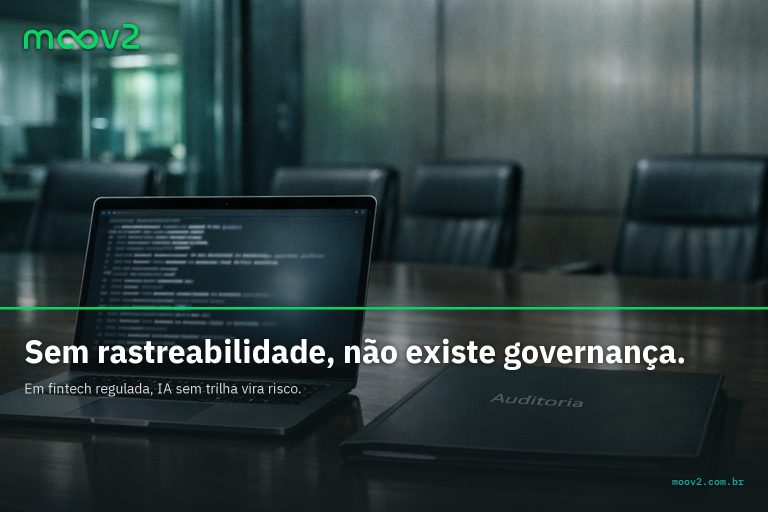 Rastreabilidade de IA em fintechs reguladas: sem trilha, não existe governança